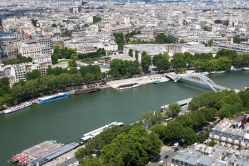 Obraz premium The River Seine, Paris, France
