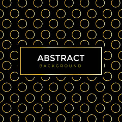 Framing golden black background illustration