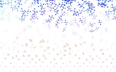 Obraz premium Light Blue, Red vector elegant wallpaper with flowers, roses.