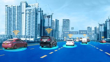 Autonomous car sensor system concept for safety of driverless mode car control . Future adaptive...