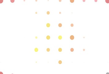 Light Orange vector backdrop with dots.