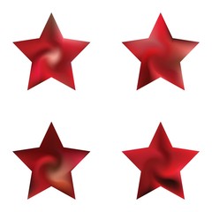 Collection of pentagram smooth backgrounds.