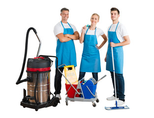 Cleaning Service Professional Janitor Team