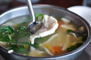 fish soup or sour fish soup