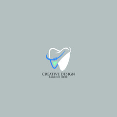 Smile Dental Logo Vector Template
