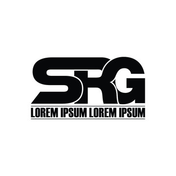 Letter SRG simple monogram logo design