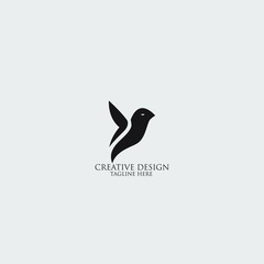 bird logo vector icon illustration for download
