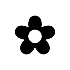 flower icon vector symbol template