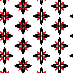Seamless vector Royal pattern background. The repetition of dark pattern texture. Vector illustration, flower pattern.
