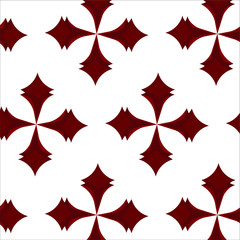 Seamless vector Royal pattern background. The repetition of dark pattern texture. Vector illustration, flower pattern.
