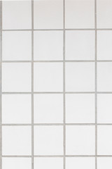 White Tiles wall texture and copy space.