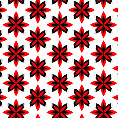 Seamless vector Royal pattern background. The repetition of dark pattern texture. Vector illustration, flower pattern.
