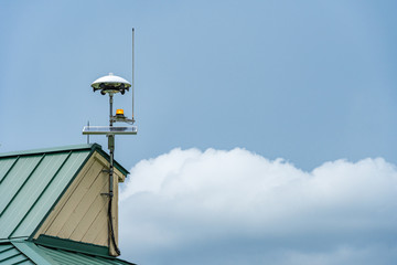 Lightning detection system with horn loudspeaker alarm - Pembroke Pines, Florida, USA