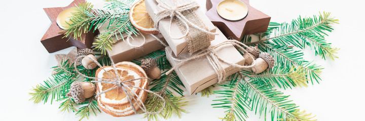 Christmas set. Zero waste concept.