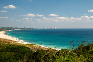 
種子島の七色観望所、門倉・前の浜自然公園