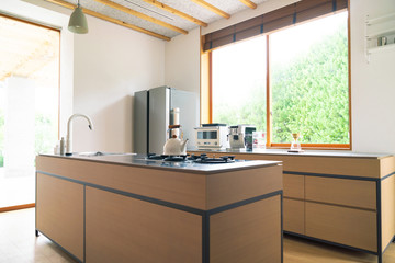 無人のキッチン　住宅イメージ