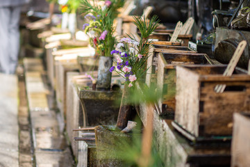 Buddhist monuments in the Okunoin cemetery in Koyasan Mount Koya, UNESCO world heritage site and a...