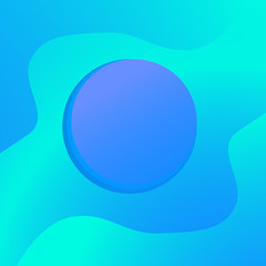 Modern Abstract cover square Background with Blue sky color  fit for social media template background