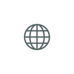 Globe, Earth, World Logo Vector Icon Illustration