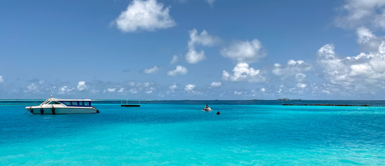 Maldives island Yacht