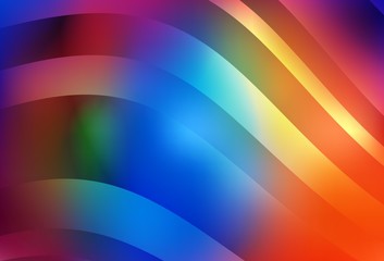 Dark Multicolor vector backdrop with wry lines.