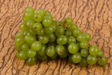 Sweet green grape branch