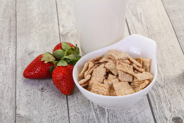 Wheat flakes for breakfast
