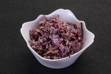 Cole slaw salad with cabbage
