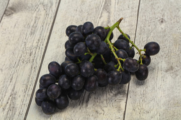 Fresh ripe sweet red grape