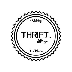 Thrift Shop Simple Logo Vector for Thrift Shop and Clothes Store.