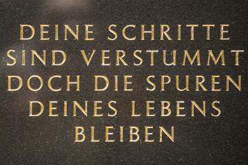 Fototapeta premium Friedhof, Grabstein, Statue 