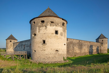 Fototapeta na wymiar Slovakia - The Bzovik castle and medieval monastery.
