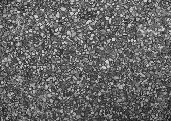 Background image dark grey rough texture pebble crushed fine on the floor