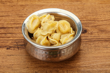 Dumplings with meat and spices