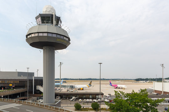 Hannover Hanover Airport HAJ in Germany tower