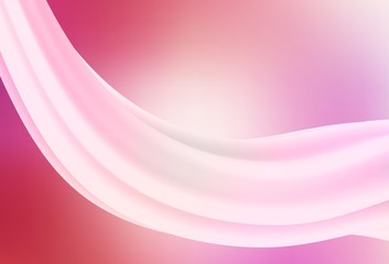 Light Pink vector blurred shine abstract texture.