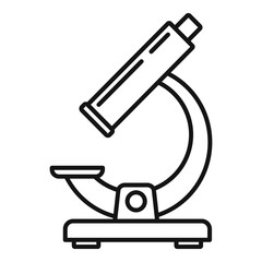 Watch repair microscope icon. Outline watch repair microscope vector icon for web design isolated on white background
