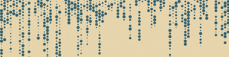 Abstract Color Halftone Dots generative art background illustration