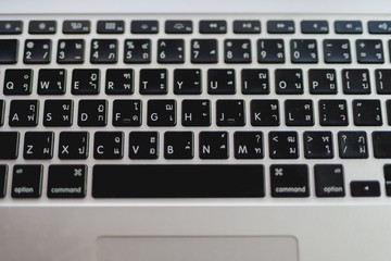 computer keyboard detail