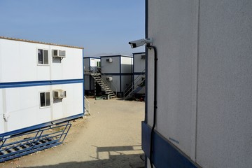 Portable house and office cabins. Labour Camp. Porta cabin. small temporary houses. portacabin.
