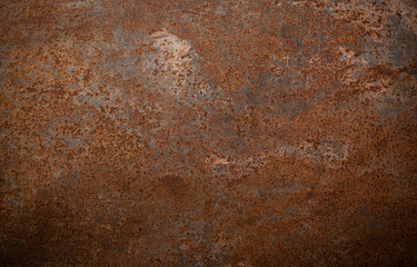 Grunge rusted metal texture, rust and oxidized metal background. Old metal iron panel