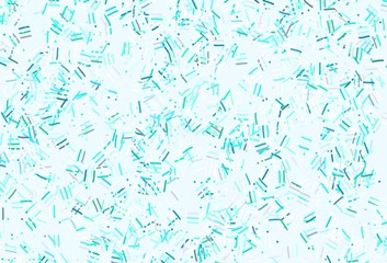 Light Green vector background with stright stripes, dots.