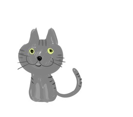 Obraz premium 猫2