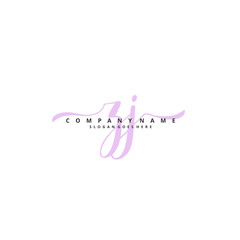 Z J ZJ Initial handwriting and signature logo design with circle. Beautiful design handwritten logo for fashion, team, wedding, luxury logo.