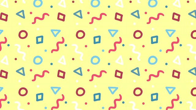 Background with draw shapes
