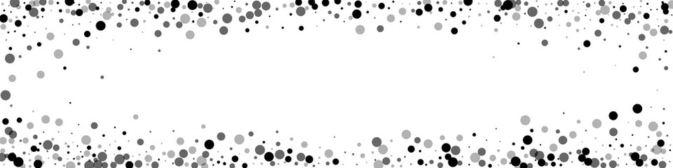Scattered dense balck dots. Dark points dispersion