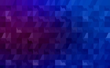 Light Pink, Blue vector abstract polygonal pattern. Colorful illustration in abstract style with gradient. A completely new template for your business design.