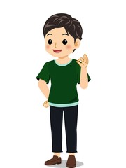 Fototapeta premium Boy T-shirt
