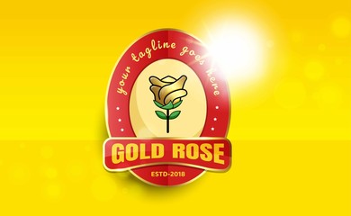 Rose Logo Inspiration with vintage style. for spa salon, boutique, florist, and botanical