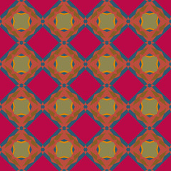 Abstract geo seamless pattern. Colorful ornamental geometric mosaic background. Tile wrapping paper. Vector illustration.